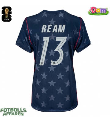 Förenta stater Tim Ream #13 Bortatröja Kvinnor VM 2026 Kortärmad